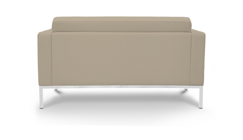 Piazza Love Seat Sand Bonded Leather (CD-PIAZZA2S)