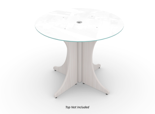 Base for Round Conference Table, Blanc de Gris Laminate (CD-PRTBASE-BDG)