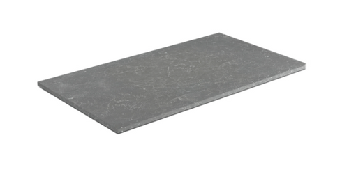 Grigio Marmo Quartz Top for Elite Coffee Table, 24"Wx42"L Grey with White Veining (CD-QT-ECT2442-GM)