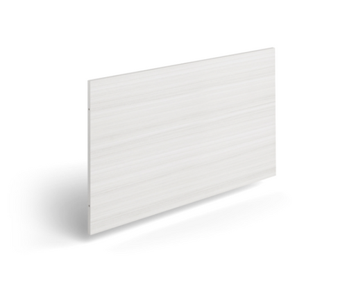 Blanc De Gris Return  Modesty Panel  for Copertina HAT return leg, works with 30" and 36" deep desktop surfaces 41"1/4"Wx24"1/4"Hx3/4"T (CD-RMP-HATL3036-2448-BDG)