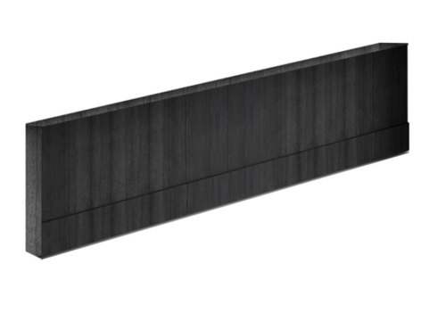 Squadra Collaborative Modesty Panels for 96"W X 30"H Table, Grigio (CD-SC-MP9630-G)