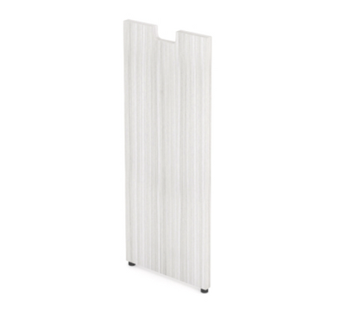 Laminate universal leg, brackets(5) and hardware, Blanc de Gris - Can be installed at the end of a surface or can be shared between 2 surfaces (CD-UNI-LEG-BDG)