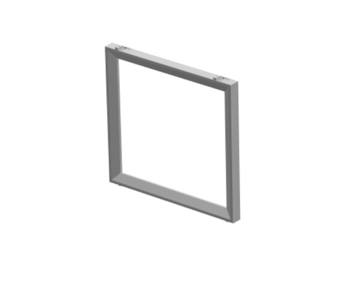 Veloce O Leg 36'D (2 Per Carton) Grey Frame (CD-V36-G (2))