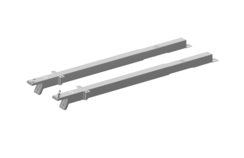 Veloce Return Support Beam 36'L-48'L (10 Per Carton) White Frame (CD-VBR36-48-WH (10))