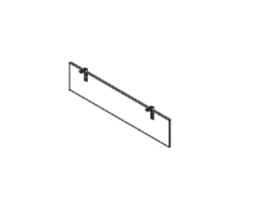 Laminate Modesty Panel and Hardware 40'-Blanco (CD-VLM40-B (4))