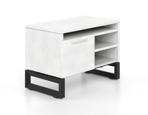 Open Storage/Bookcase 22"Hx36'W-Blanco - Black Base (CD-VLS36-BLK-B)