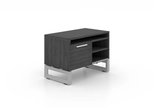 Open Storage/Bookcase 22"Hx36'W-Grigio - Grey Base (CD-VLS36-G)