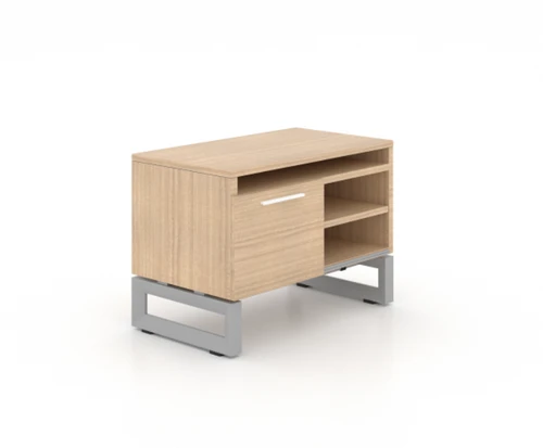 Open Storage/Bookcase 22"Hx36'W-Miele - Grey Base (CD-VLS36-MI)