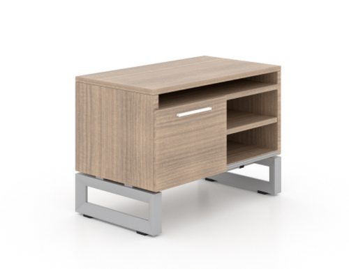 Open Storage/Bookcase 22"Hx36'W-Noce - Grey Base (CD-VLS36-N)