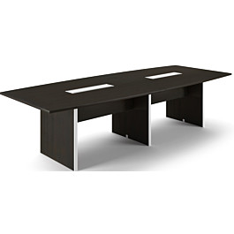 Deluxe 10' Conference Table Espresso Laminate (1/2) (CD-12048CT-1-E), alternate view 3 (CD-12048CT-1-E) Deluxe 10' Conference Table Espresso Laminate (1/2) (CD-12048CT-1-E), alternate view 3 (CD-12048CT-1-E)