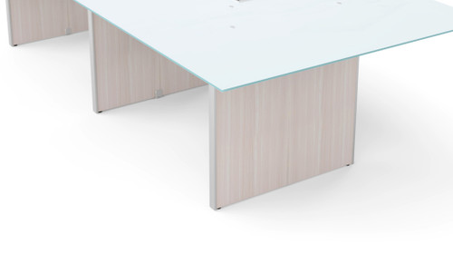 3 Legs and Hardware for Conference Table 120" & 138" - Blanc de Gris Compatible with Laminate and Glass Top (CD-12048CT-2-BDG-NEW), main product view (CD-12048CT-2-BDG-NEW) 3 Legs and Hardware for Conference Table 120" & 138" - Blanc de Gris Compatible with Laminate and Glass Top (CD-12048CT-2-BDG-NEW), main product view (CD-12048CT-2-BDG-NEW)