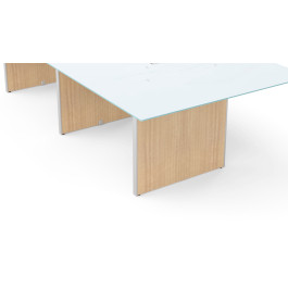 3 Legs and Hardware for Conference Table 120" & 138" - Miele Compatible with Laminate and Glass Top (CD-12048CT-2-MI-NEW), alternate view 3 (CD-12048CT-2-MI-NEW)