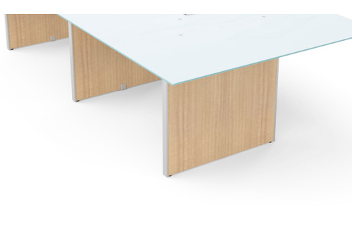 3 Legs and Hardware for Conference Table 120" & 138" - Miele Compatible with Laminate and Glass Top (CD-12048CT-2-MI-NEW), alternate view 4 (CD-12048CT-2-MI-NEW)