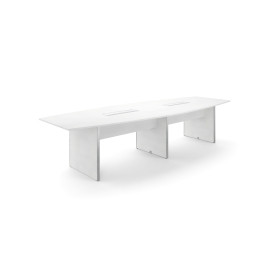 Deluxe 12' Conference Table Blanco Laminate (1/2) (CD-13848CT-1-B), parent/group reference view (CD-13848CT-1-B)