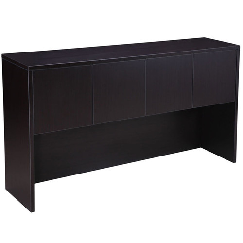 Boss Office Suite Office Products 66 Inch Executive U-Shape Desk with Box/Box/File Storage Pedestal and 4 door Hutch, Mocha (GROUPA15-MOC) Boss Office Suite Office Products 66 Inch Executive U-Shape Desk with Box/Box/File Storage Pedestal and 4 door Hutch, Mocha (GROUPA15-MOC)