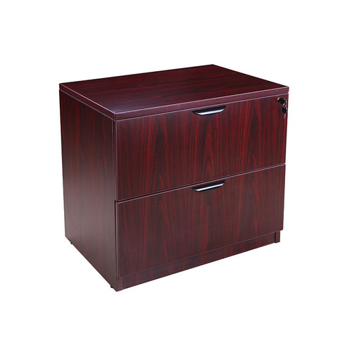 Boss Office Suite Office Products 66 Inch Executive U-Shape Desk with 2 Drawer Lateral File and Credenza, Mahogany (GROUPA18-M) Boss Office Suite Office Products 66 Inch Executive U-Shape Desk with 2 Drawer Lateral File and Credenza, Mahogany (GROUPA18-M)