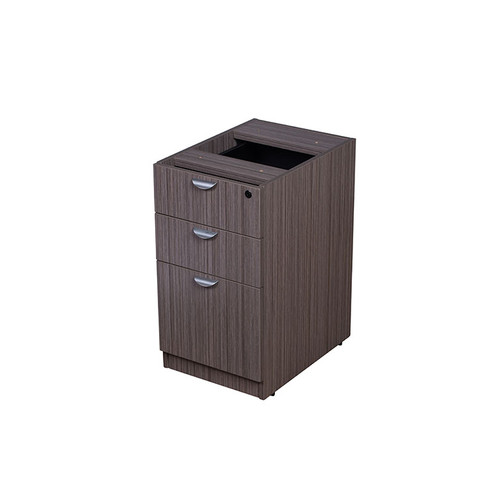 Boss Office Suite Office Products 66 Inch Executive L-Shape Corner Desk with Box/Box/File Storage Pedestal, Driftwood (GROUPA20-DW) Boss Office Suite Office Products 66 Inch Executive L-Shape Corner Desk with Box/Box/File Storage Pedestal, Driftwood (GROUPA20-DW)