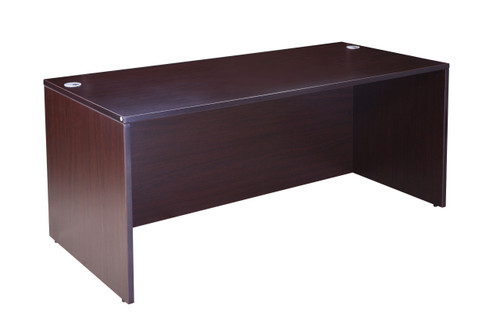 Boss Office Suite 66" Desk with Box/Box/File Pedestal and File/File Pedestal, Mocha (GROUPA22-MOC) Boss Office Suite 66" Desk with Box/Box/File Pedestal and File/File Pedestal, Mocha (GROUPA22-MOC)