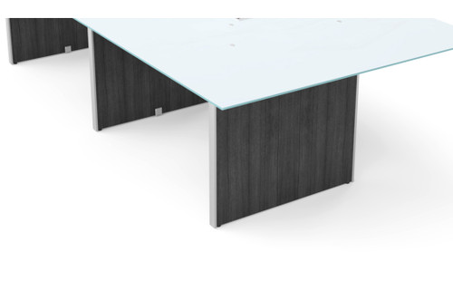 3 Legs and Hardware for Conference Table 120" & 138" - Grigio Compatible with Laminate and Glass Top (CD-12048CT-2-G-NEW), alternate view 4 (CD-12048CT-2-G-NEW)