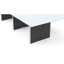 3 Legs and Hardware for Conference Table 120" & 138" - Grigio Compatible with Laminate and Glass Top (CD-12048CT-2-G-NEW), alternate view 5 (CD-12048CT-2-G-NEW)