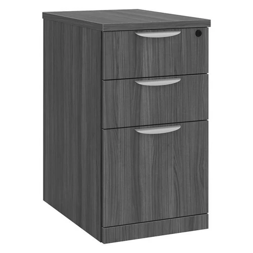 Mobile Box/Box/File Pedestal with Lock - 15.5"W x 22"D x 26.5"H (MOSPL248CGY)