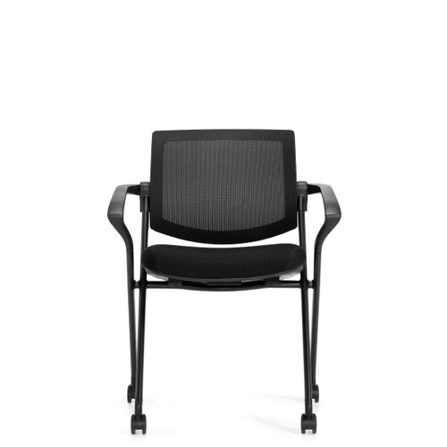 Mesh back Flip Seat Chair - Black (OTG11340-MS20) Mesh back Flip Seat Chair - Black (OTG11340-MS20)