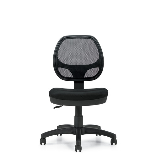 Mesh Back Task Chair - Armless (OTG11642B) Mesh Back Task Chair - Armless (OTG11642B)