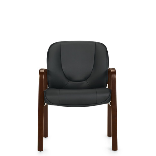 Guest Chair with Wood Accents - Cordovan (OTG11770BCX) Guest Chair with Wood Accents - Cordovan (OTG11770BCX)