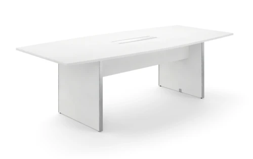 Blanco Deluxe Conference Table with Wire Management  (CD-9542CT-B (GROUP))