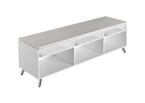 Blanc De Gris One Suite Return/Credenza (CD-OSOPC-BDG(GROUP))