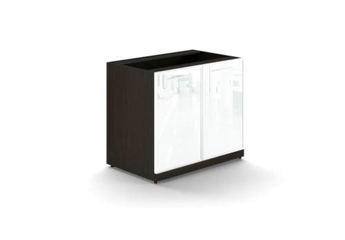 Espresso 2 Door Storage Cabinet with Glass Doors (CD-P3422S-1-E(GROUP))