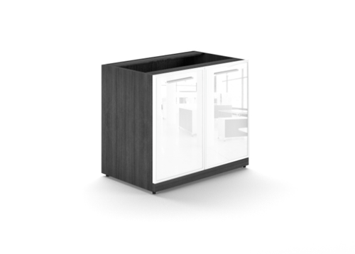 Grigio 2 Door Storage Cabinet with Glass Doors (CD-P3422S-1-G(GROUP))