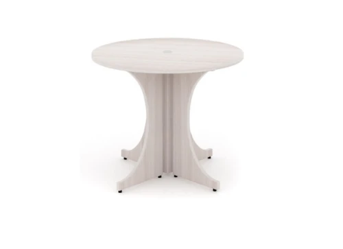 Blanc De Gris Round Laminate Conference Table (CD-P36RT-BDG(GROUP))