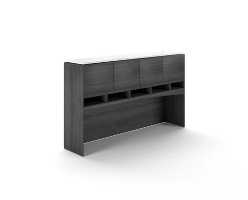 Grigio Deluxe Hutch with Laminate Doors (CD-P72HL-G(GROUP))