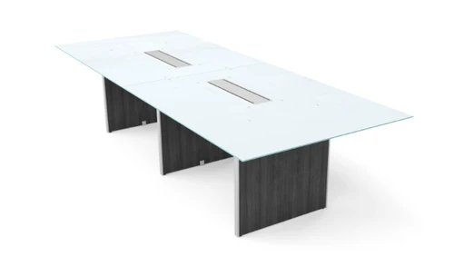Grigio Glass Top Conference Table (CD-RGCT12048-G (GROUP))