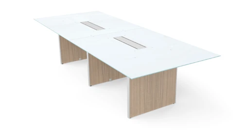 Noce Glass Top Conference Table (CD-RGCT12048-N (GROUP))