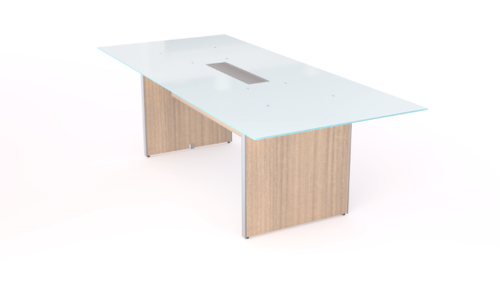 Noce Deluxe Glass Top Conference Table (CD-RGCT9542-N (GROUP))