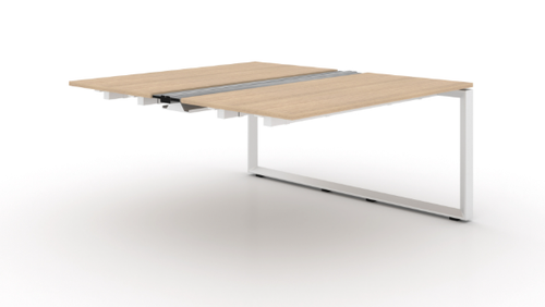 Miele Veloce Double Station Add-On/Extension with Wire Management , White Frame (CD-VDS2448-AE-WH-MI(GROUP))