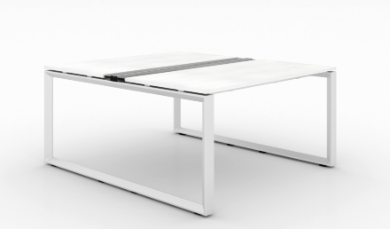 Blanco Veloce Double Station, White Frame (CD-VDS2460-WH-B(GROUP))