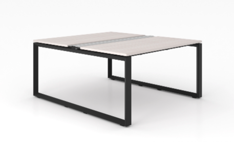 Blanc De Gris Veloce Double Station, Black Frame (CD-VDS2466-BLK-BDG(GROUP))