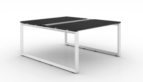 Grigio Veloce Double Station, White Frame (CD-VDS2466-WH-G(GROUP))