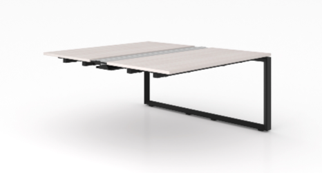Blanc De Gris Veloce Double Station Add-On/Extension, Black Frame (CD-VDS3066-AE-BLK-BDG(GROUP))