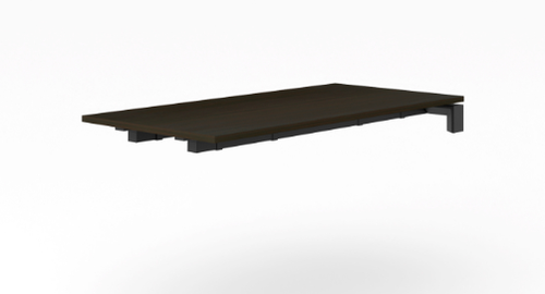 Espresso C Leg Return, Black Frame (CD-VQR2448-BLK-E(GROUP))