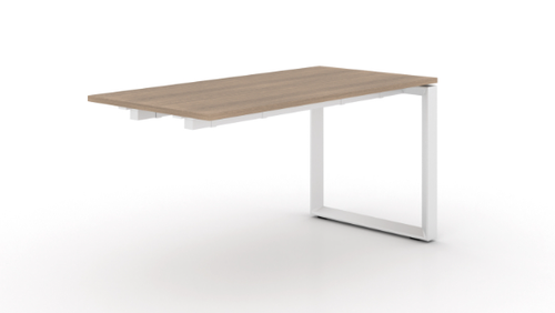 Noce Add-on/Extension to Single Station, White Frame (CD-VSS2448-AE-WH-N(GROUP))