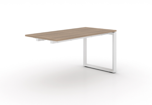 Noce Add-on/Extension to Single Station, White Frame (CD-VSS3672-AE-WH-N(GROUP))