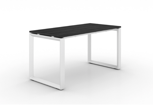 Grigio Single Station, White Frame (CD-VSS3672-WH-G(GROUP))