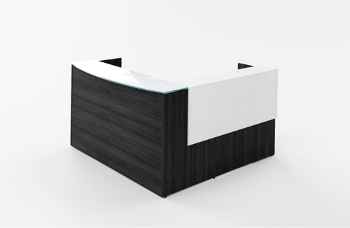 Single Station Left Handed Reception with Glass Top and Return Overlay Conversion Grigio(Layout-P-REC-S1-G) Single Station Left Handed Reception with Glass Top and Return Overlay Conversion Grigio(Layout-P-REC-S1-G)
