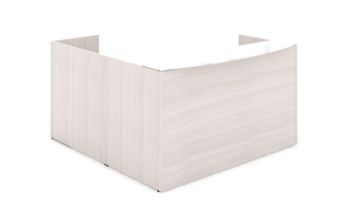 L-Shaped Reception Desk with Glass Transactional Floated Top (P-107-BDG(GROUP)) L-Shaped Reception Desk with Glass Transactional Floated Top (P-107-BDG(GROUP))