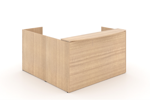 L-Shaped Reception Desk with Laminated Transactional Floated Top (P-108-MI(GROUP)) L-Shaped Reception Desk with Laminated Transactional Floated Top (P-108-MI(GROUP))