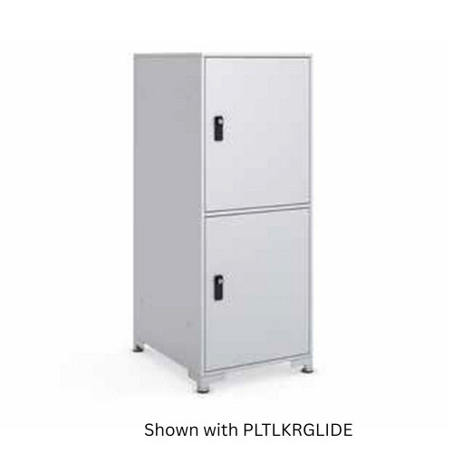 2 Door Stackable Locker Cubby - Silver (MOSPLTLKR2DSIL)